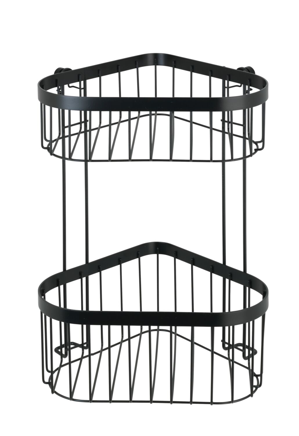 Etagère d´angle 2niv. classic plus, noir