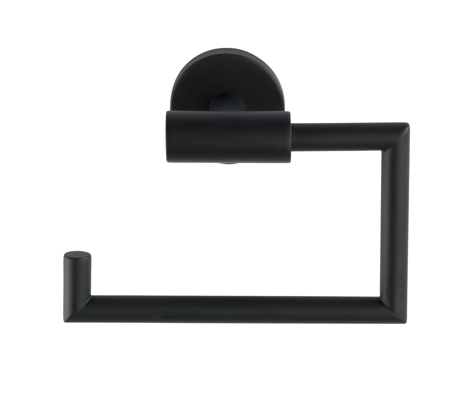 Porte-papier toilette sans couvercle Bosio inox noir mat - WENKO