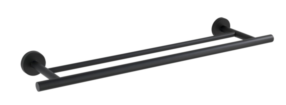 Porte serviette Duo Bosio Black inox mat WENKO