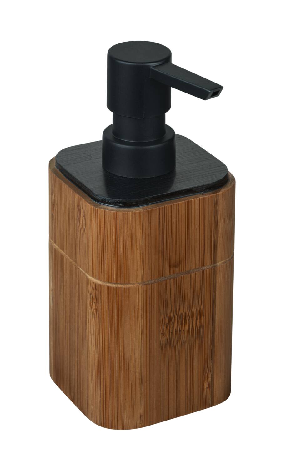 Distributeur de savon Serro Bambou FSC/plastique marron/noir