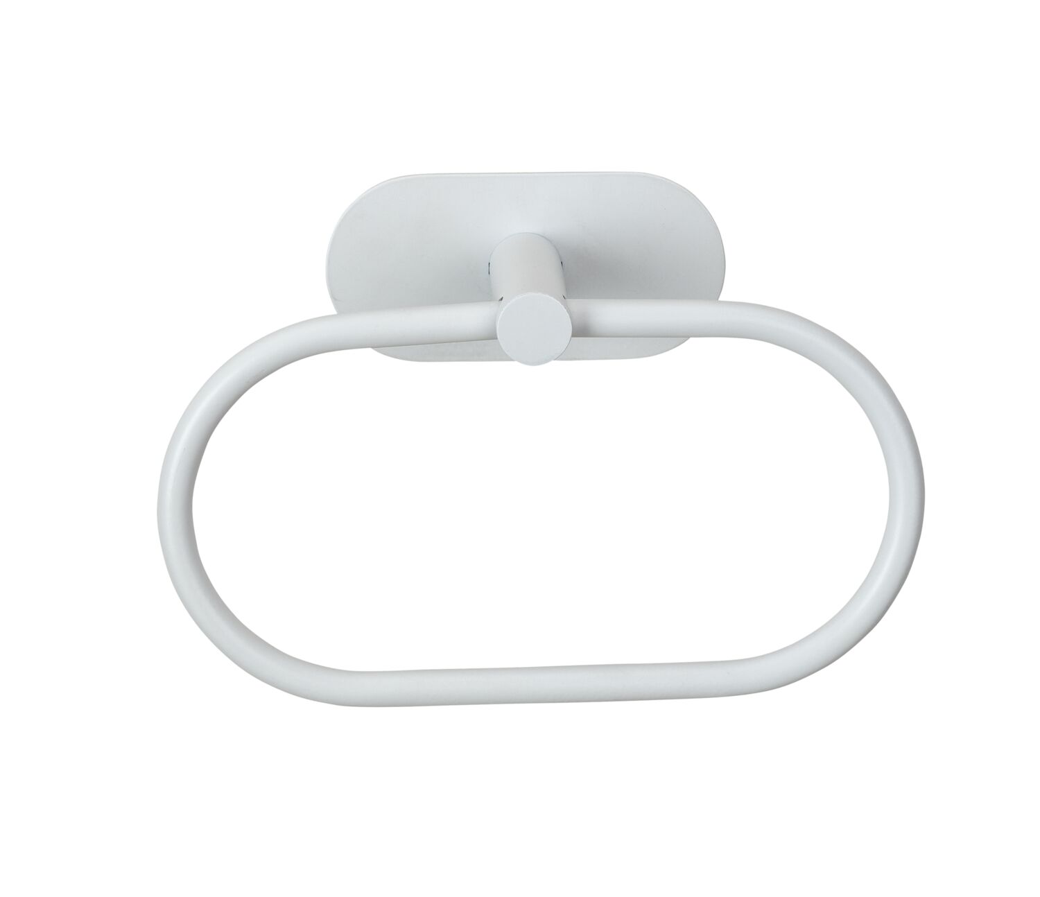 Anneau porte-serviettes adhésif Orea blanc - WENKO
