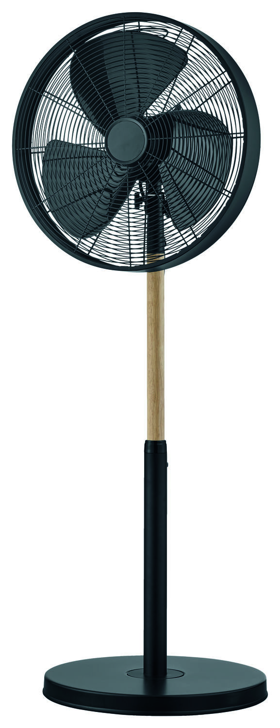 Ventilateur sur pied Viking Ø45xH.120,5cm Noir mat métal - TRIO