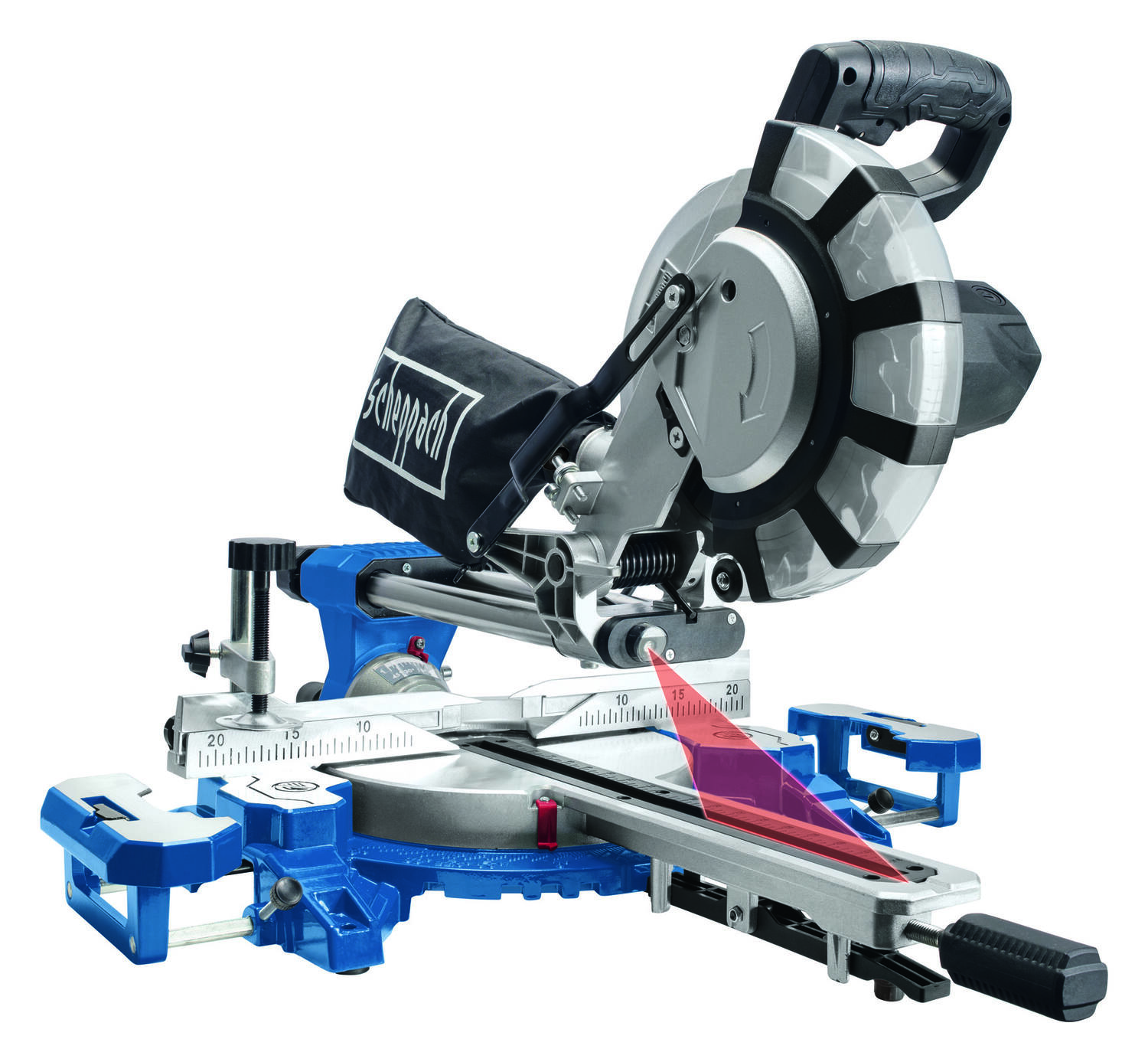 Scie à onglet radiale HM254SPX 2000W - SCHEPPACH