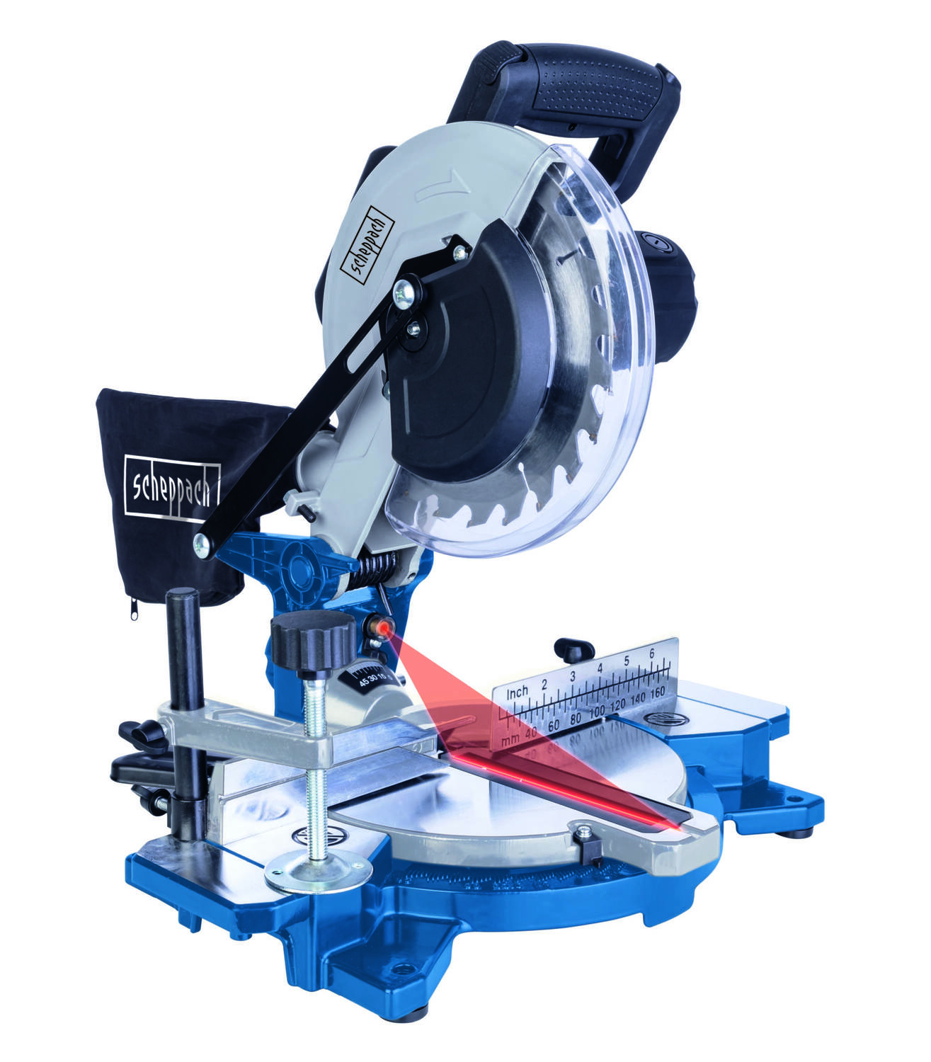 Scie à onglet pendulaire HM81 1200W 210mm - SCHEPPACH