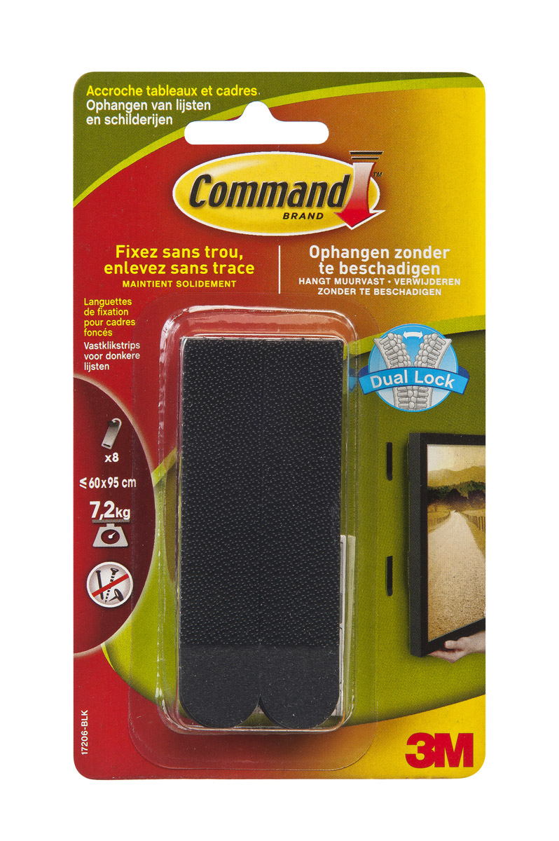 Languettes de fixation spéciales tableaux gran modèle noires - GPI