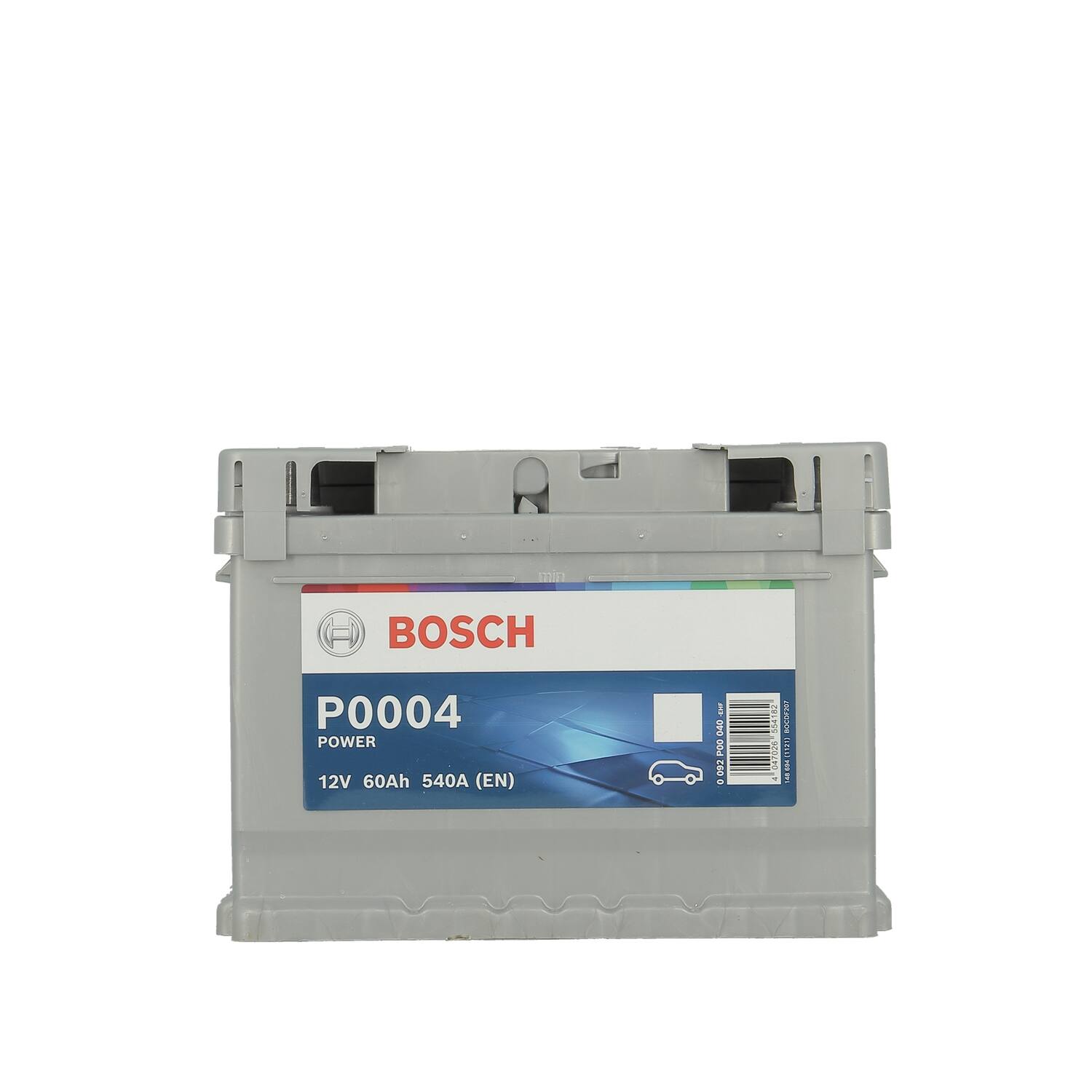 Batterie voiture 540A 60Ah P0004 - BOSCH