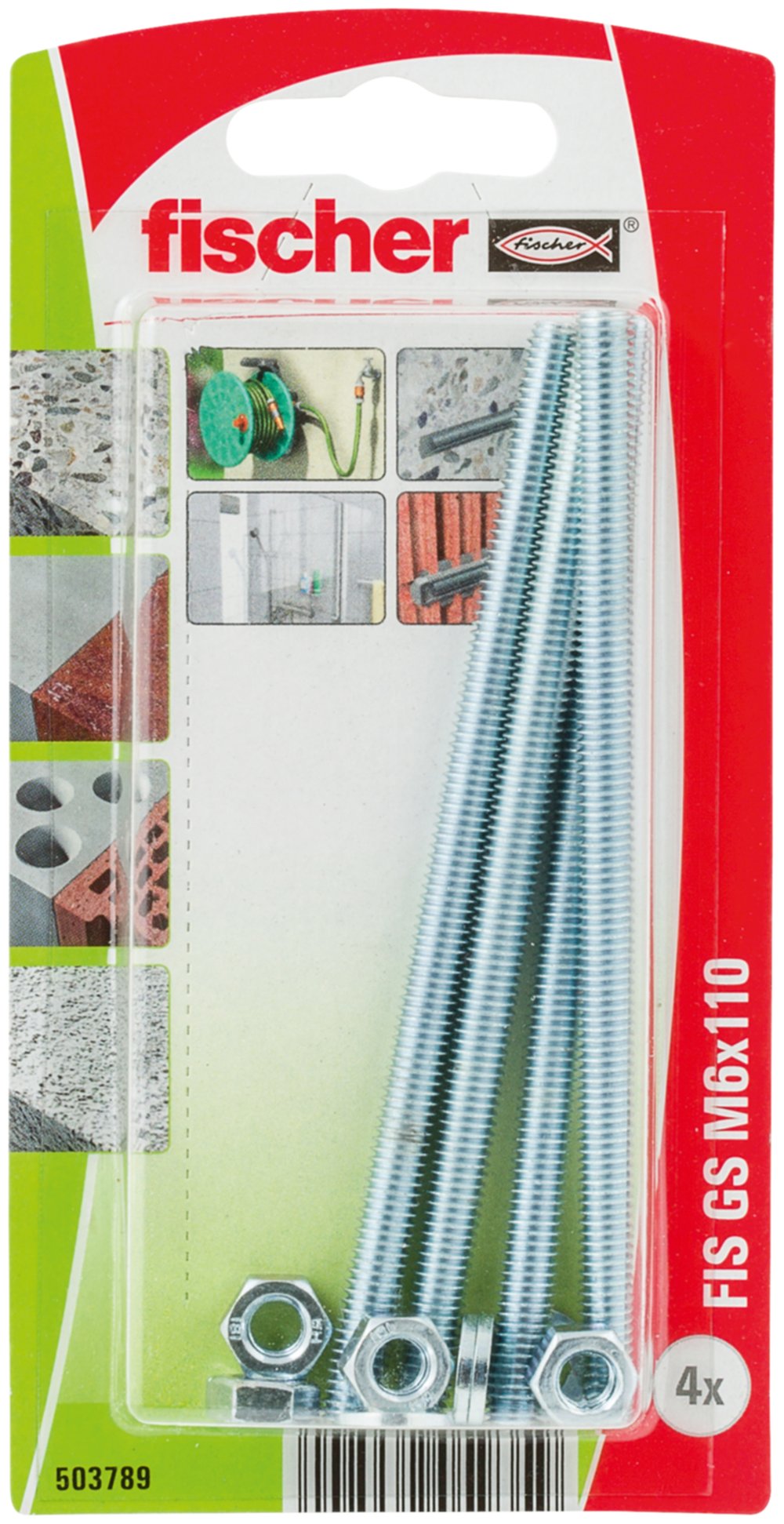 Tige filetée FIS GS M6 x 110 K