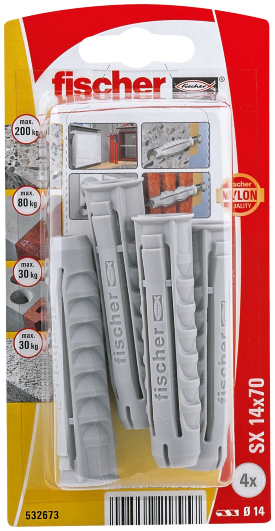 Cheville à expansion SX 14x70