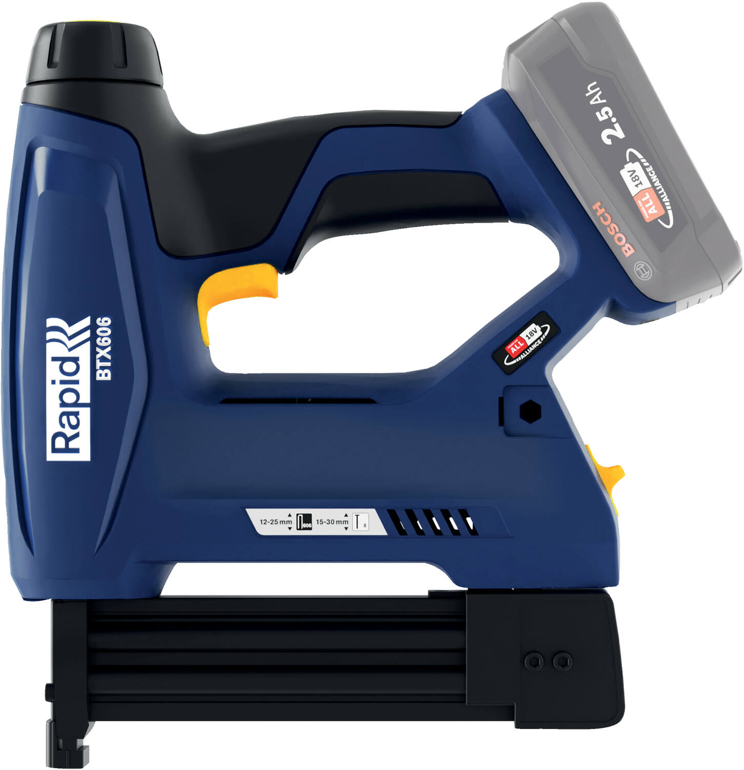 Agrafeuse-cloueuse à batterie 18V Power for All BTX606 - RAPID