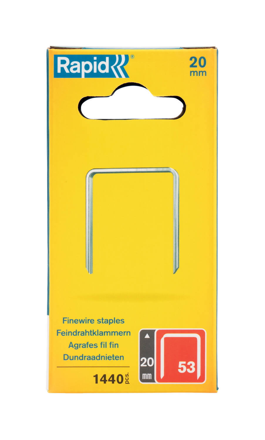 1440 Agrafes fil fin N°53 20mm - RAPID