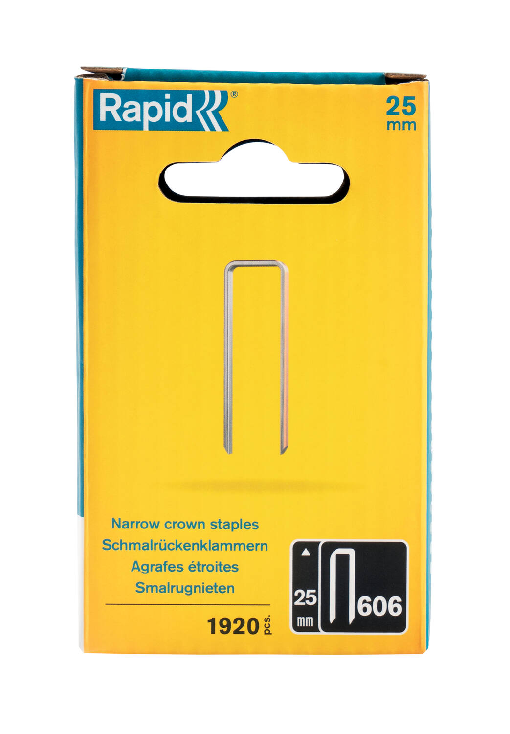 1920 Agrafes étoites N°606 25mm - RAPID