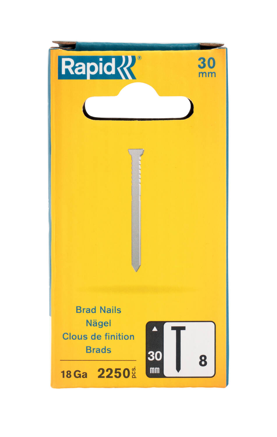 2250 Clous de finition N°8 30mm - RAPID