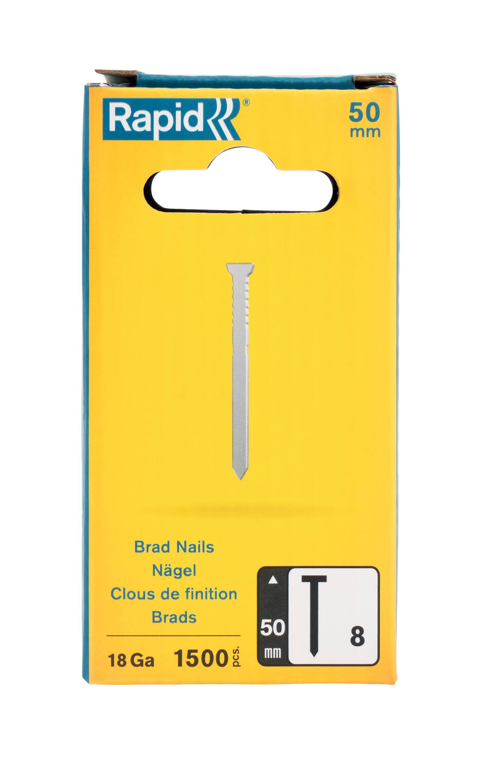 1500 Clous de finition N°8 50mm - RAPID