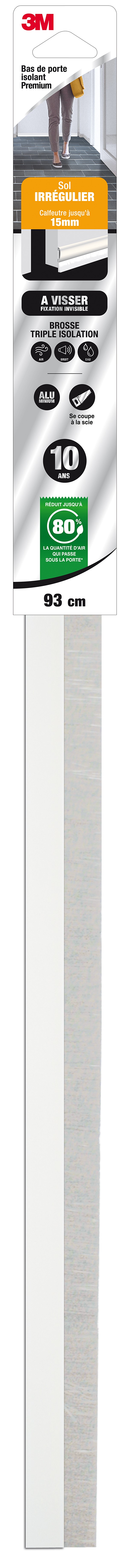 Bas de porte sol irrégulier à visser premium