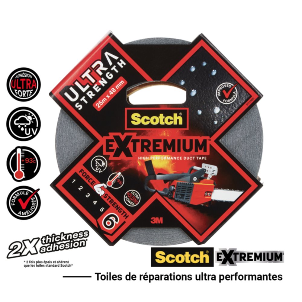 Toile de Réparation Universal gris 3mx19mm - SCOTCH™