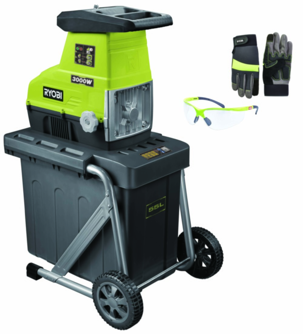 Broyeur de végétaux électrique RSH3045UXL 3000W - RYOBI