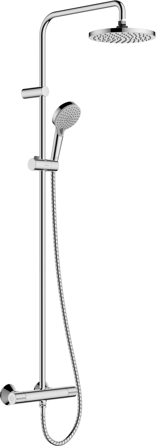 Colonne de douche Vernis Blend 200 1jet EcoSmart + mitigeur thermostatique Chromé - HANSGROHE