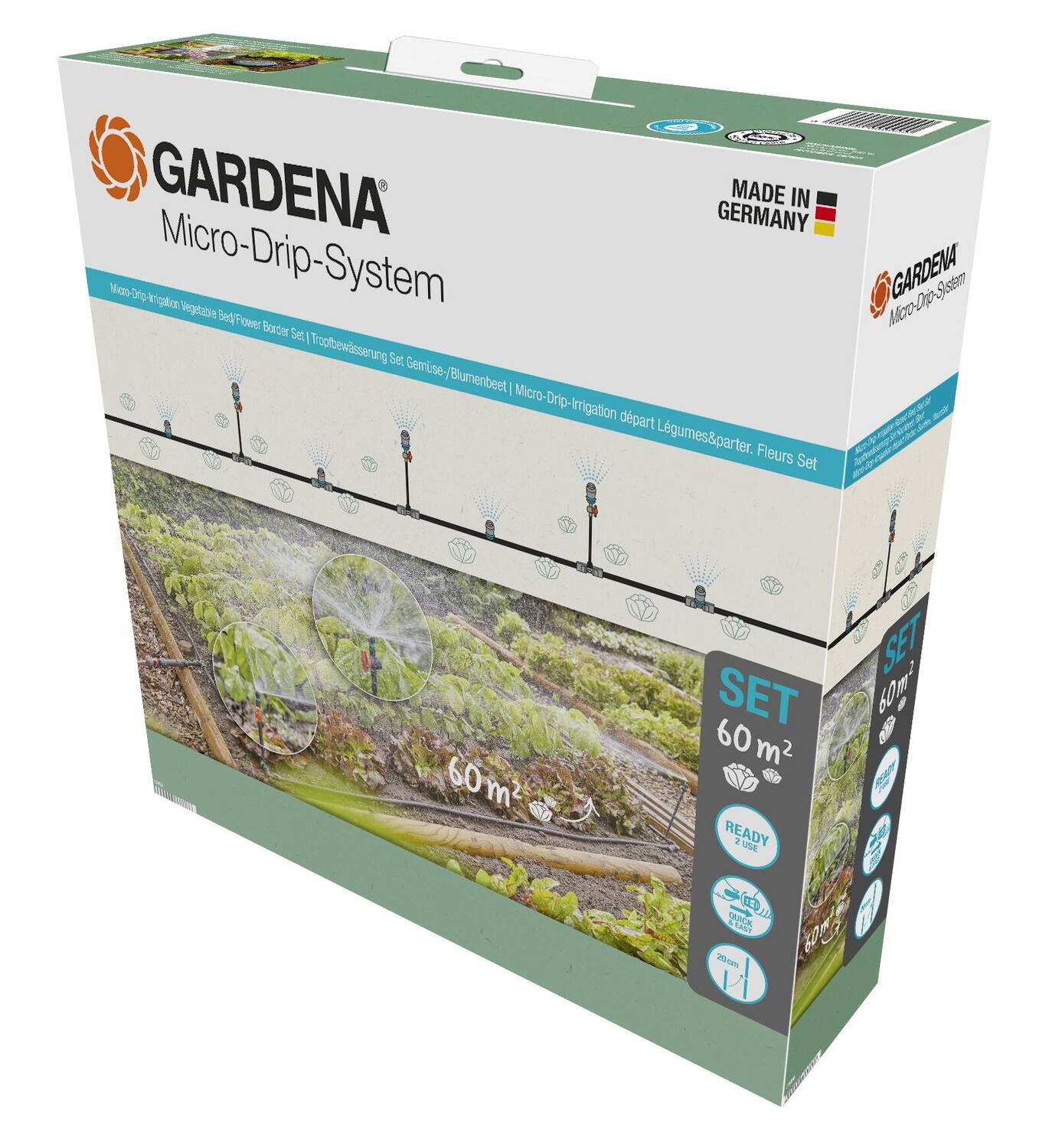 Kit d'initiation pour potagers jusqu'à 60m² - GARDENA