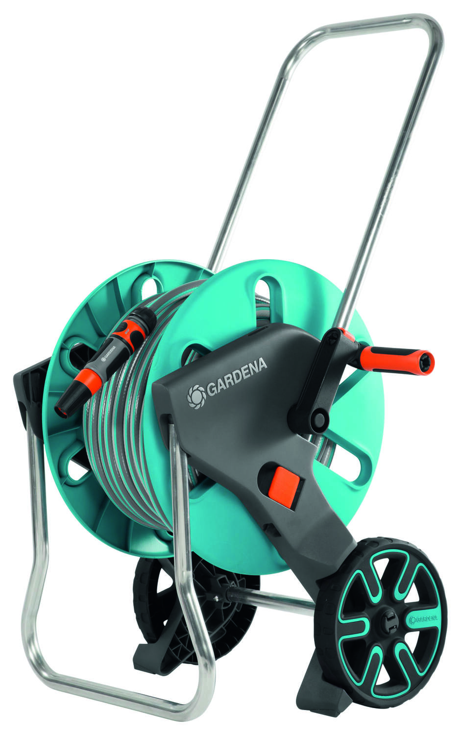 Dévidoir tuyau arrosage sur roues Aquaroll M équipé 40m - GARDENA