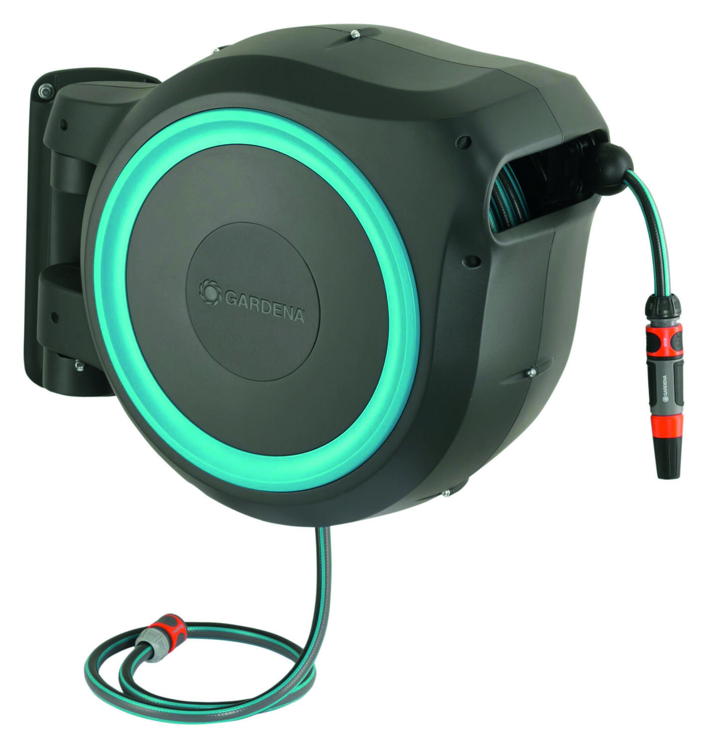 Dévidoir automatique mural RollUp M/L 25m - GARDENA