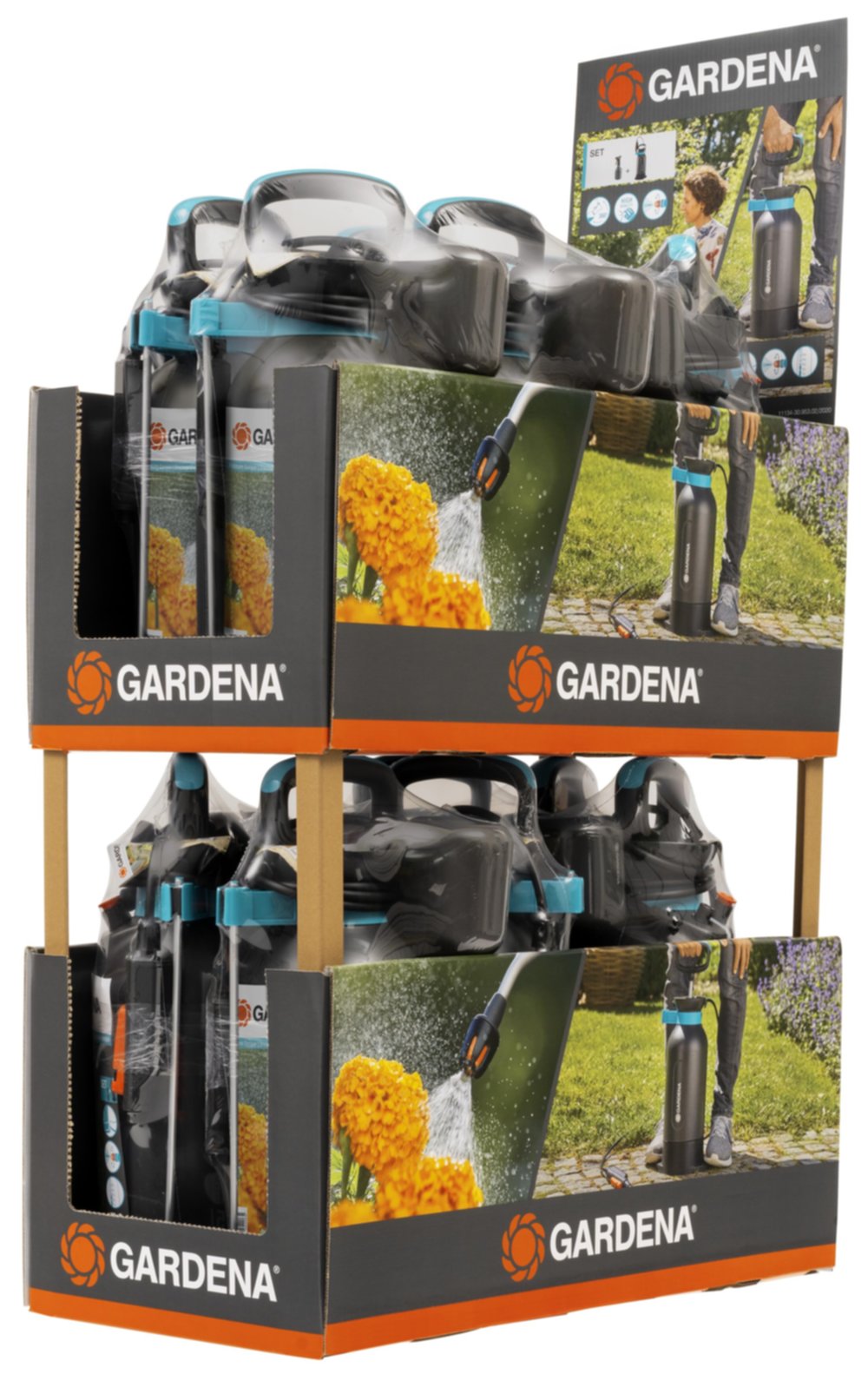 Lot pompe à eau confort 5l avec pulvérisateur 0,75 l