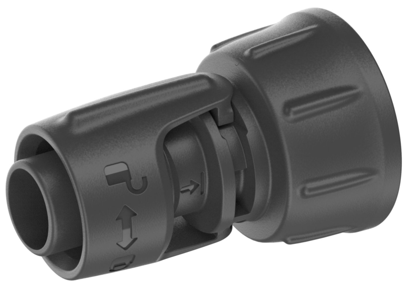 Raccord nez de robinet 1/2 13mm Micro-Drip + Connexion «Quick & Easy» - GARDENA