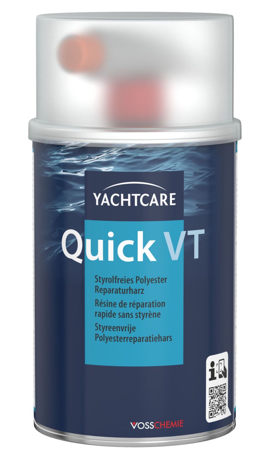 Résine de réparation rapide résine polyester 1 kg - YATCHCARE