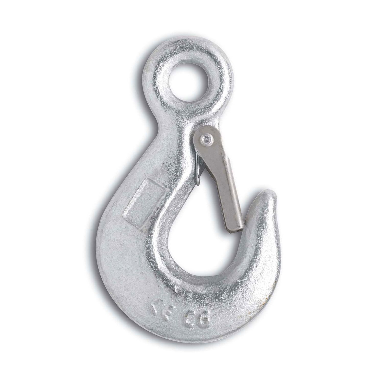 Crochet de levage à oeil et linguet de sécurité - CHAPUIS