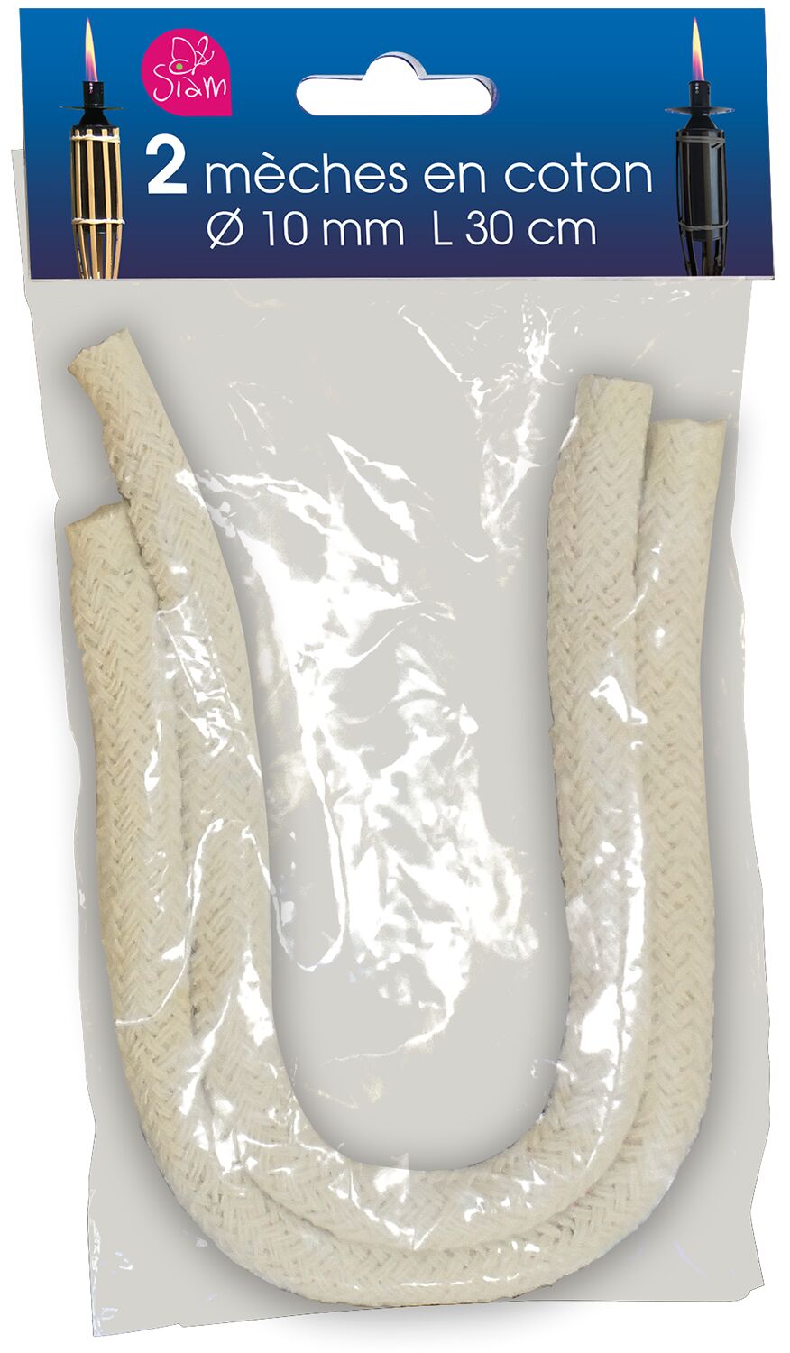 SACHET DE 2 MECHES COTON