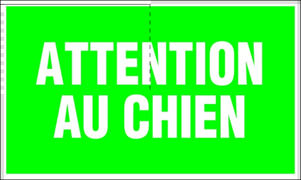 Plaque 330x200 mm rigide 