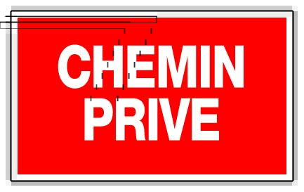 Plaque 330x200 mm rigide 