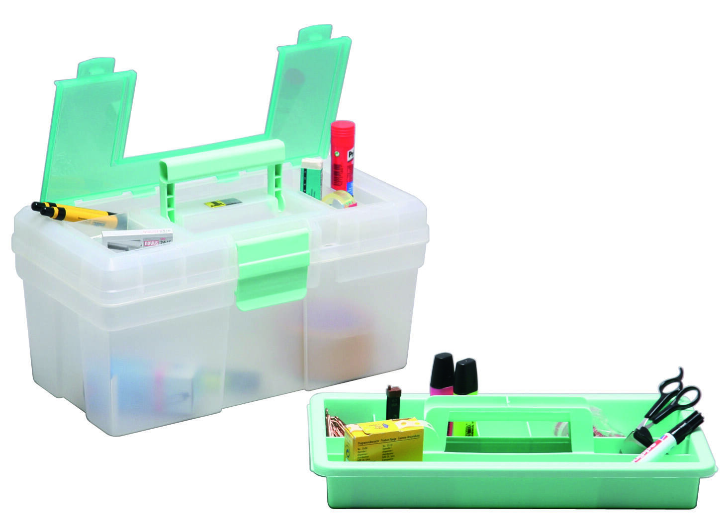 Boîte de Stockage Outils Plastique 18L Vert - ALLIT