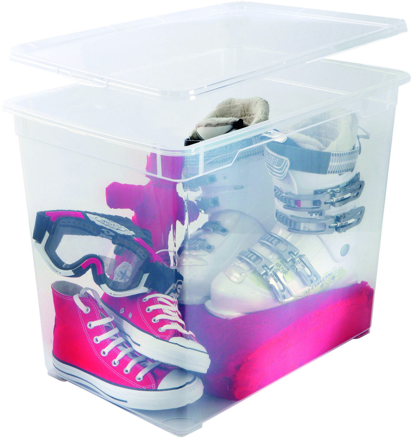 Boîte de rangement Clear box mega 70 L transparent - SUNDIS