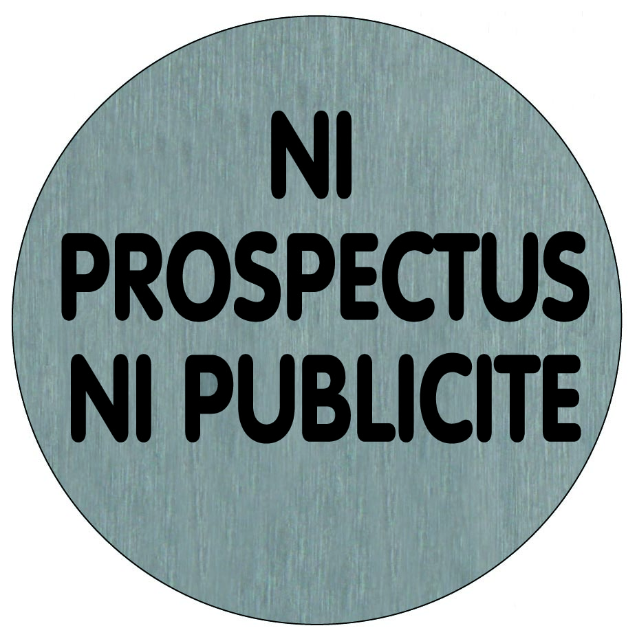 Plaquette signalétique série alu brossé diamètre 75 mm 