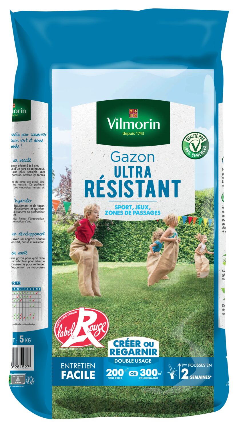 Gazon Ultra Résistant 5kg Label Rouge