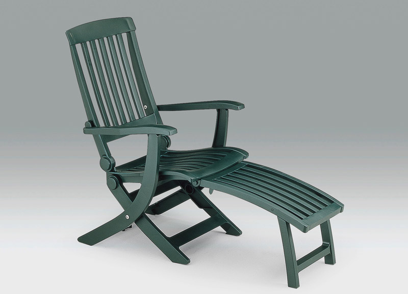 Chaise longue Vintage - vert amazonie - GROSFILLEX