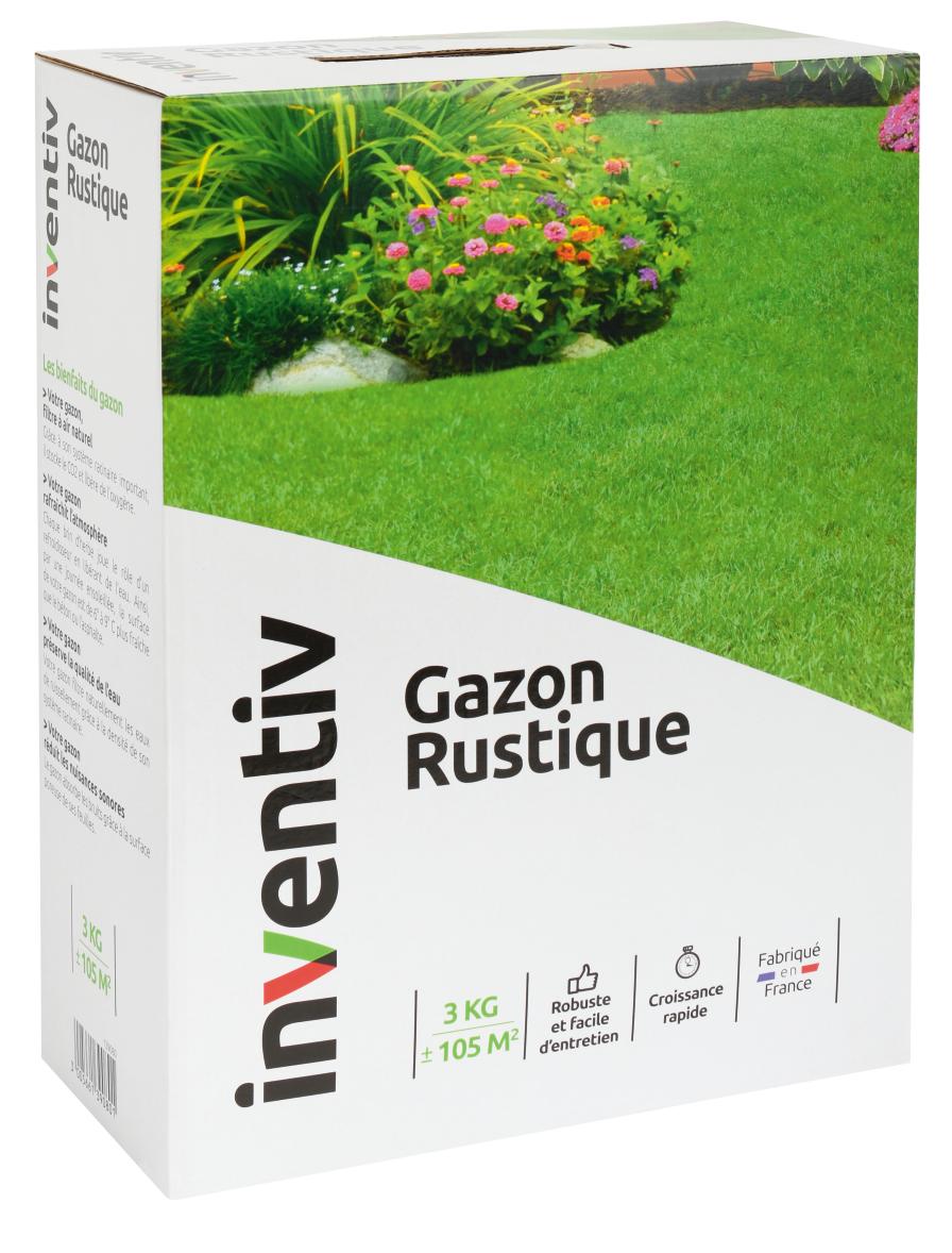 Semences Gazon Rustique 1kg - INVENTIV