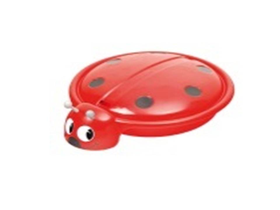 bac à sable coccinelle + couvercle