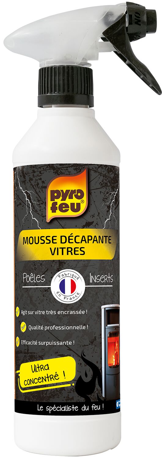 Décapant vitres foyer et insert 500ml - PYROFEU
