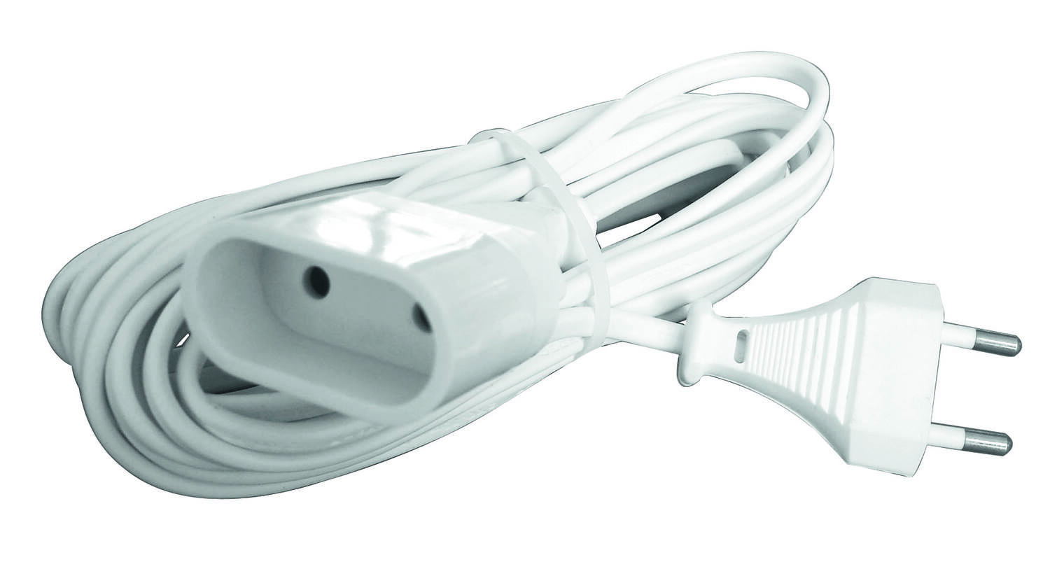 Rallonge électrique ménager 6A Blanc 3m - ZENITECH