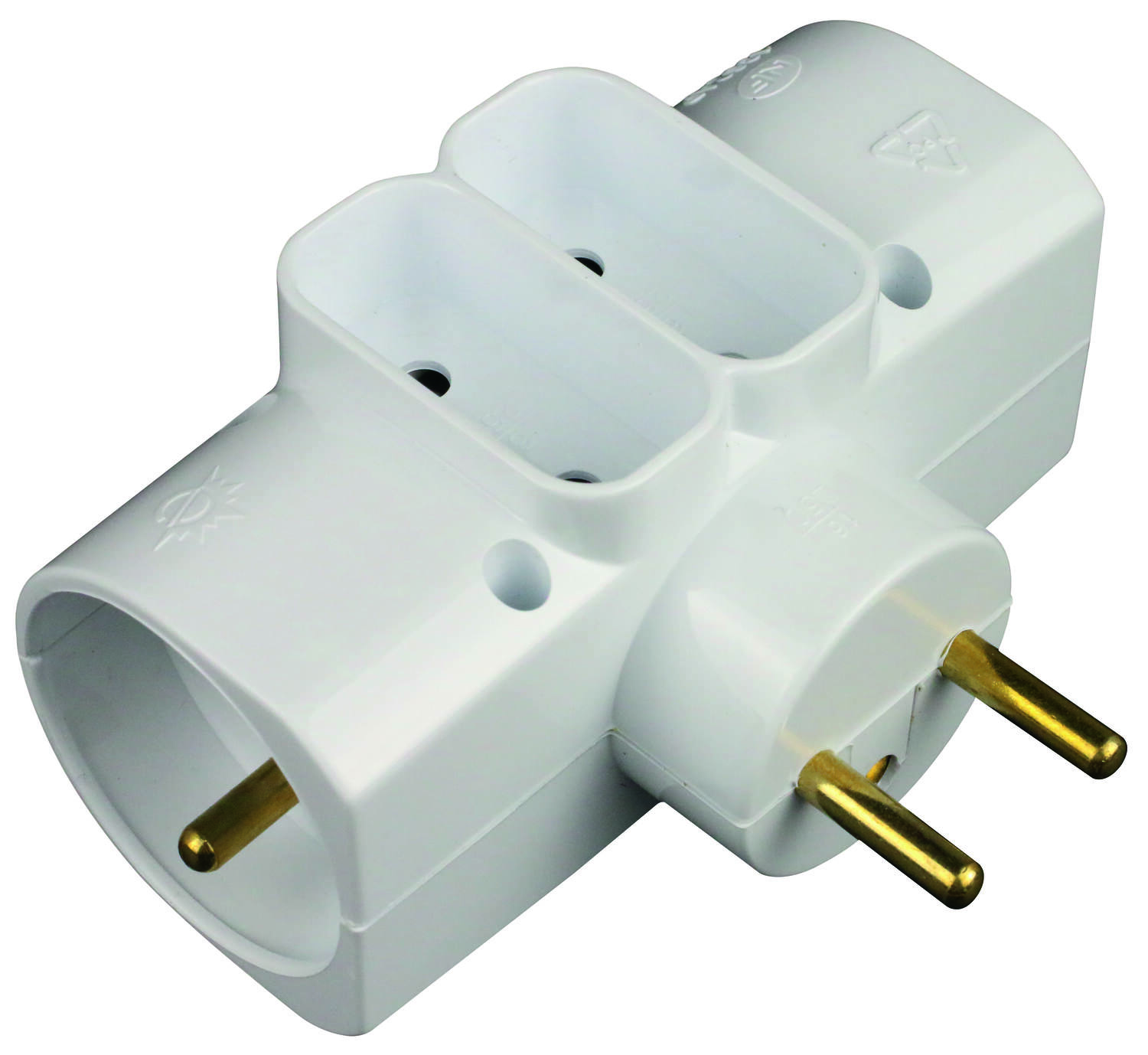 Fiche 4 prises Quadriplite Latérale Blanche - ZENITECH