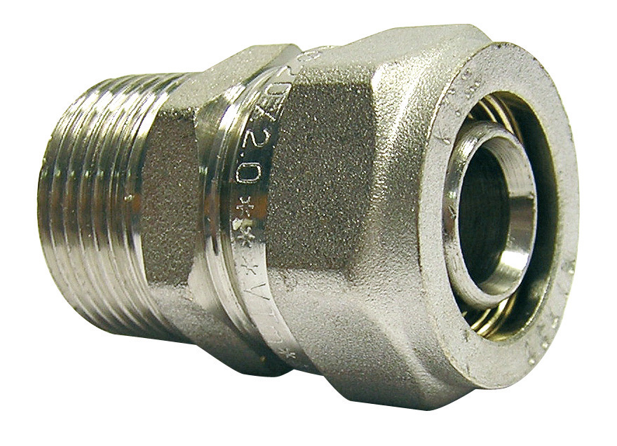 Raccord à compression Multicouche  Ø20  Mâle 20/27