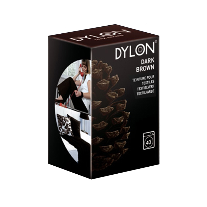 teinture machine pour textile - brun foncé - DYLON
