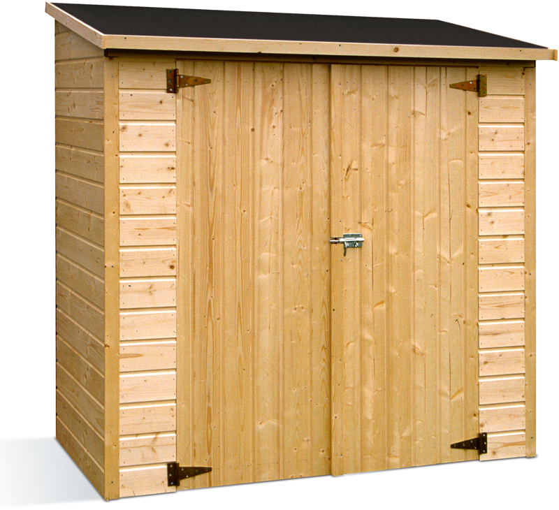 Abri à outils de jardin adossé bois 182x91cm 1,66 m² - DÉCOR ET JARDIN