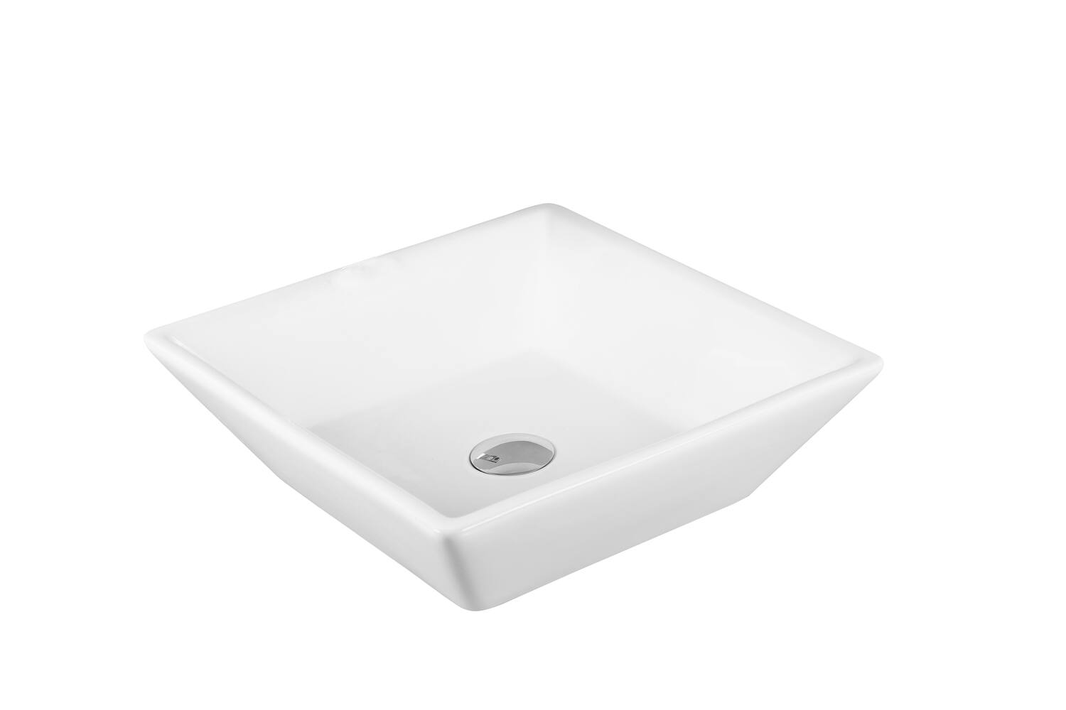 Vasque à poser céramique Opro 41x41x12cm