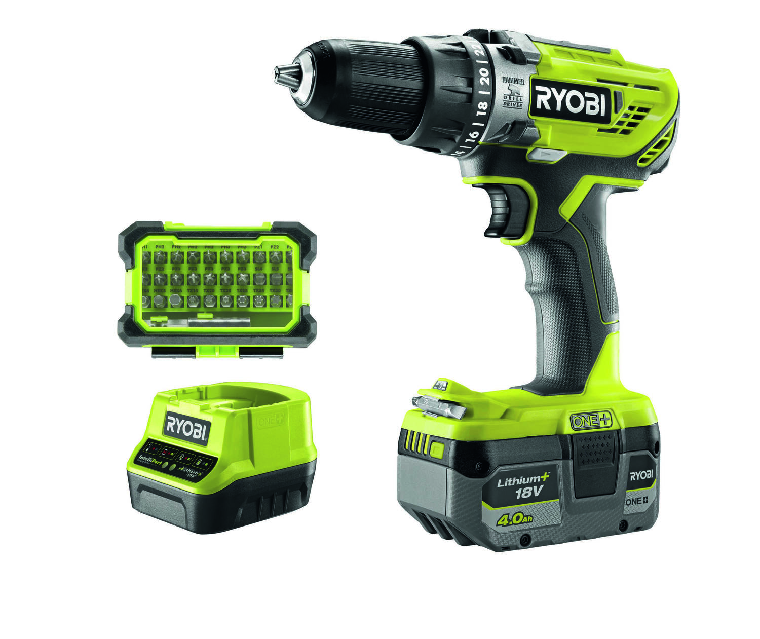 Perceuse sans fil Percussion R18PD3-140 18V ONE+ - RYOBI
