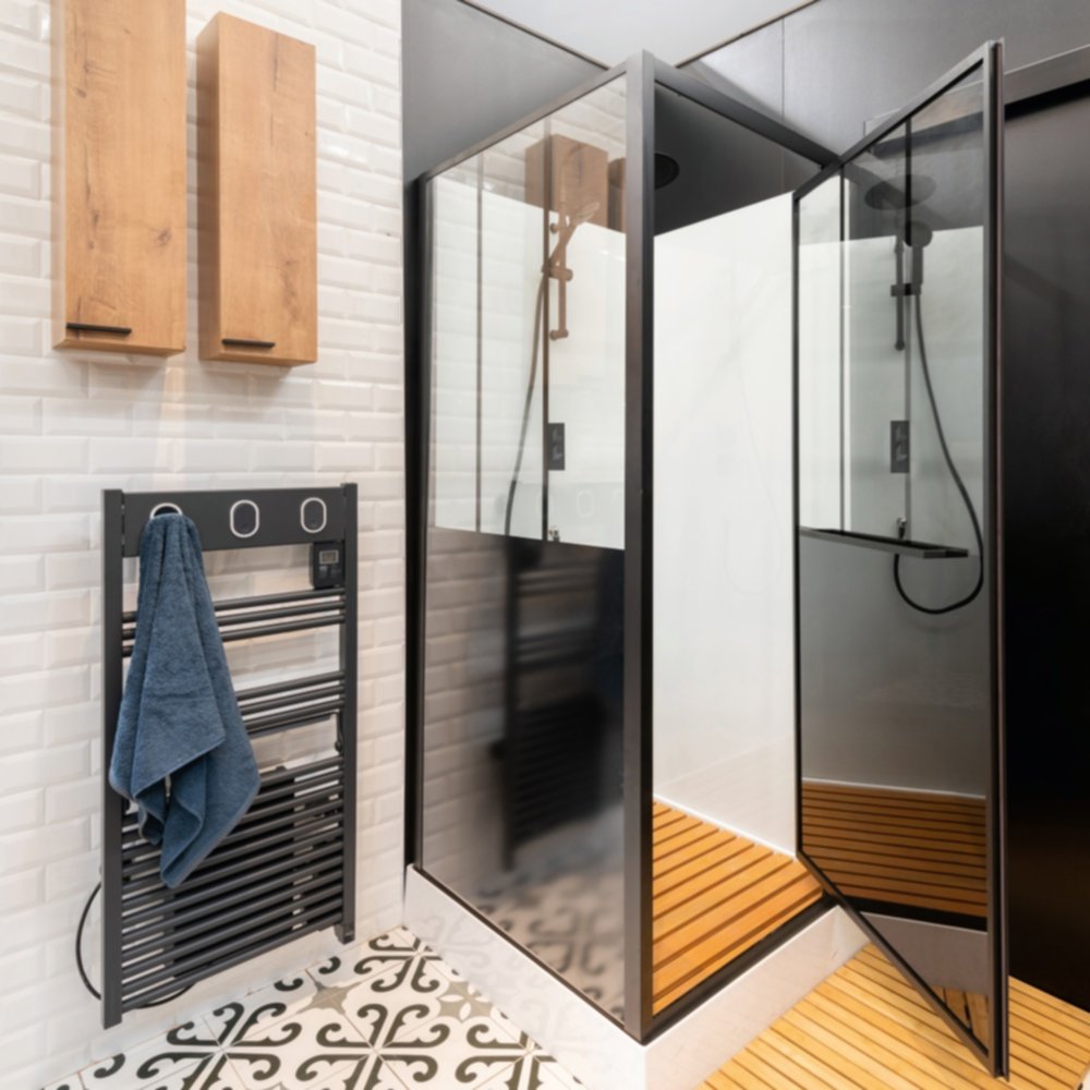 Cabine de douche Indus L.90xP.90xH.225cm