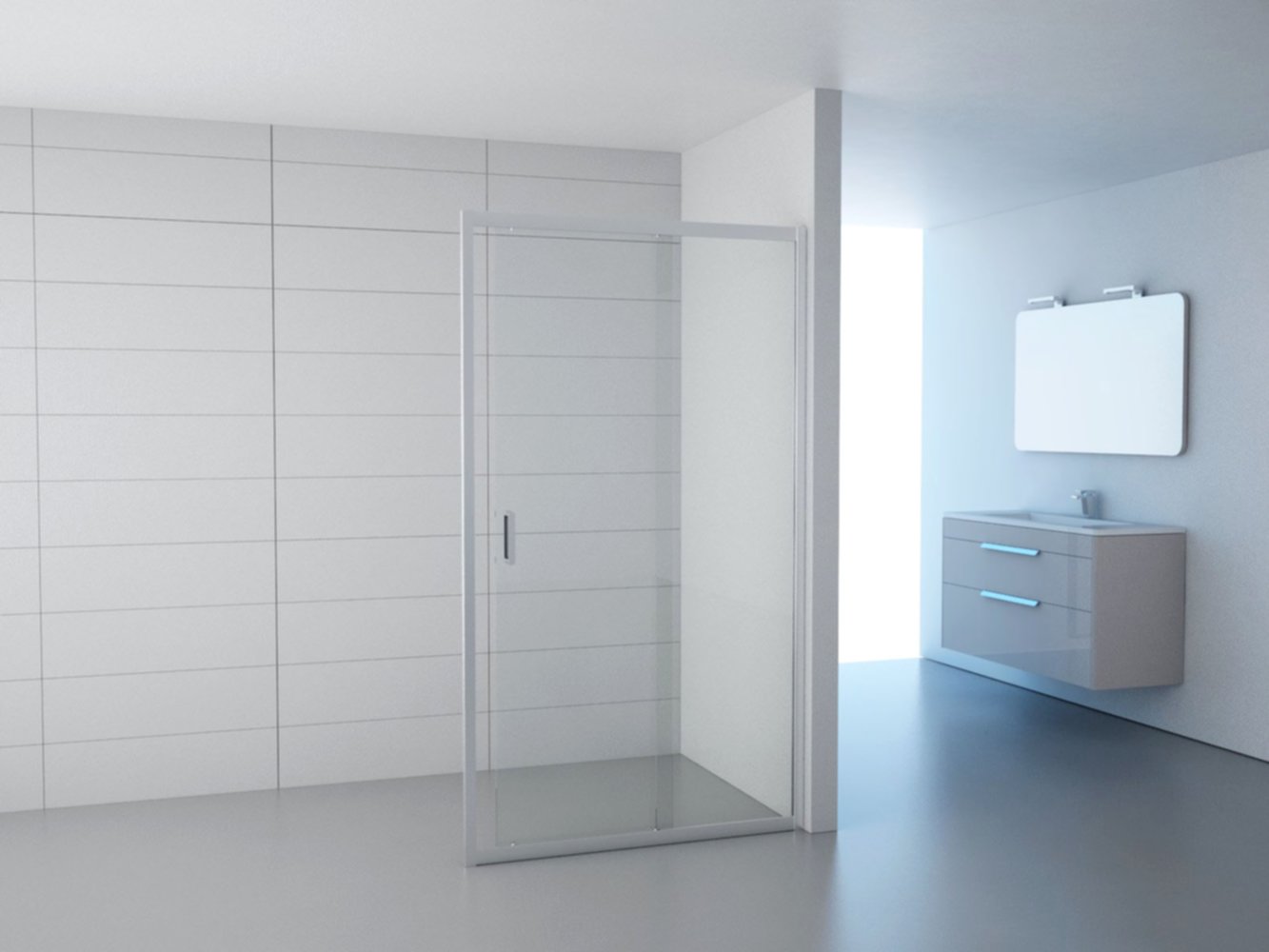 Porte coulissante 2VT 120 cm - INTEMPORELLE