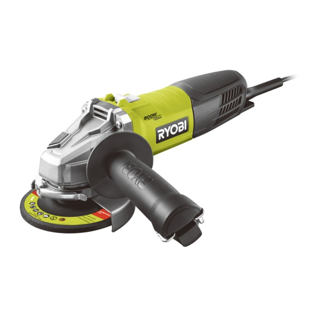 Meuleuse d’angle RAG800-125SD1 800W + 1 disque offert Ø125mm - RYOBI