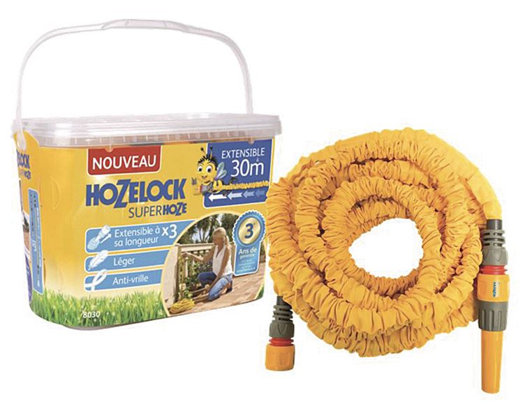 Tuyau d'arrosage extensible Superhoze 30 m - HOZELOCK